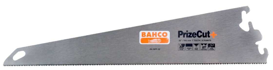 Bahco EX-NPP-22 PrizeCut™ zaagblad, voor BHS-handgrepen, voor afkort- en verstelwerk, 7/8 TPI, 22", 550 mm