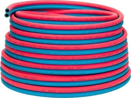 Express 2920 Dubbele slang van 20 meter voor gebruik bij autogeen stations