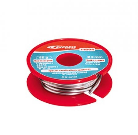 Express 11894 Tin soldeer messing voor sanitaire leidingen 97% Tin, 3% koper 40g