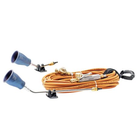Express 6423CRA Gasbrander set Titanium 2 x 150 kW met 130 mm en 400 mm arm en slang 20 m