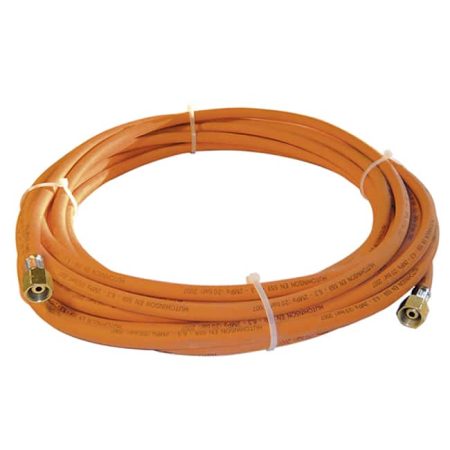 Express 963/10 Gasslang rubber 10 m Dia 6,3 mm 2 x koppeling 3/8 links vrouwelijk