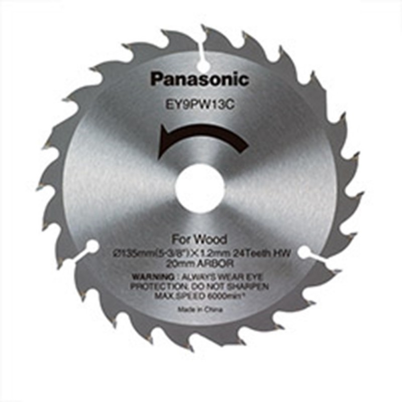 Panasonic Accessoires EY9PW13C houtzaagblad 135 x 1.2 mm, 24T