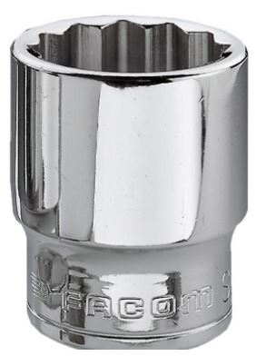 Facom J.11 Dop 11 mm 3/8" 12-kant metrische maten