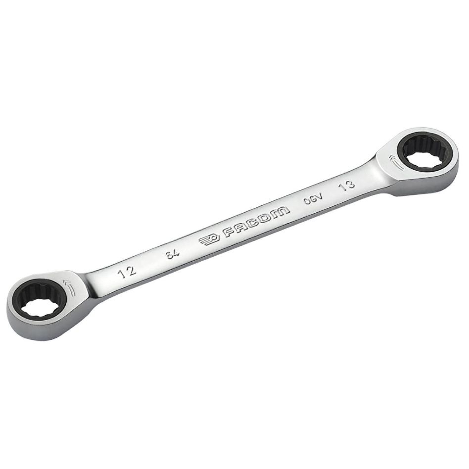 Facom 64.12X13 Dubbele Ringratelsleutel 12 kant 12 x 13 mm metrische maten