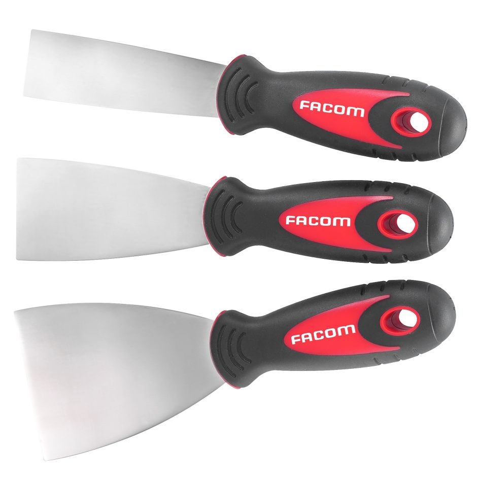 Facom 237.J1 Set van 3 soepele RVS spatels