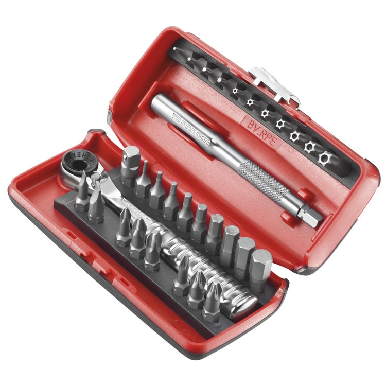 Facom R.PEJ31PB Bitset met ratel 1/4" 31-Delig