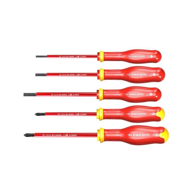 Facom ATP.J5VE 1000V Geïsoleerde schroevendraaierset PROTWIST® 5-Delig