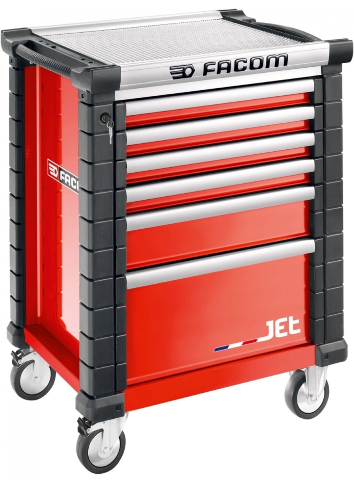 Facom JET.6M3A Gereedschapswagen 6 laden M3 Rood