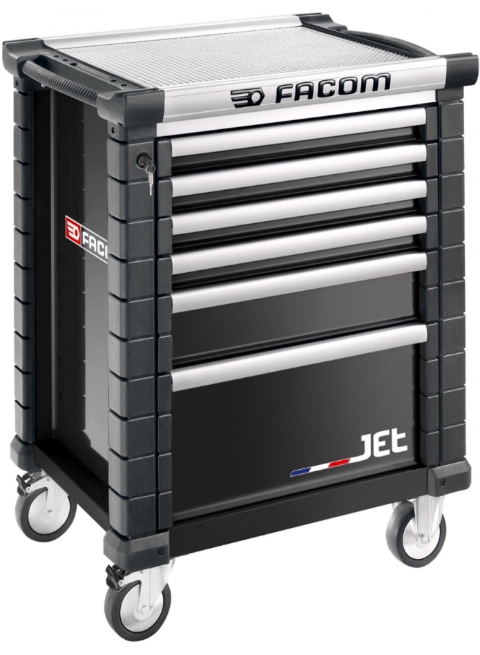 Facom JET.6NM3A Gereedschapswagen 6 laden M3 Zwart
