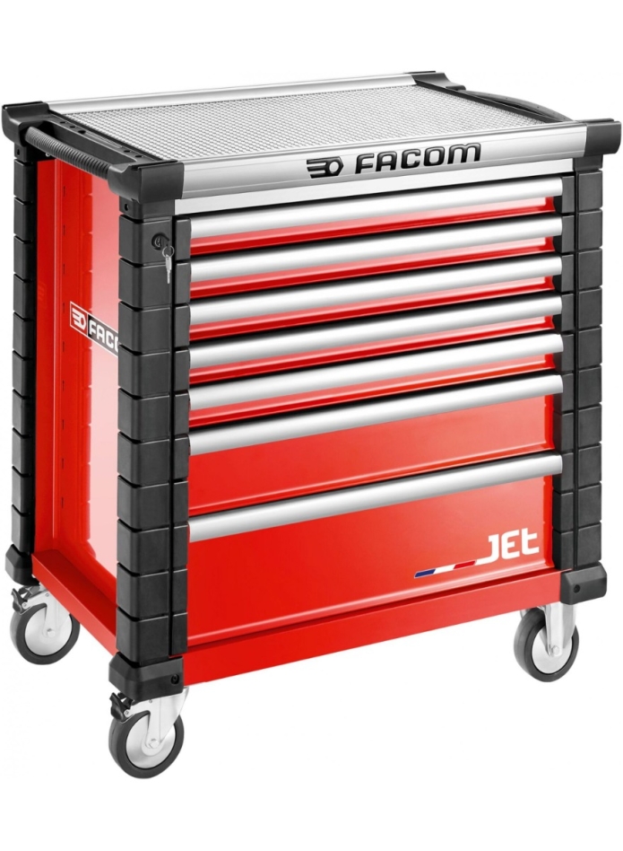 Facom JET.7M4A Gereedschapswagen 7 laden M4 Rood