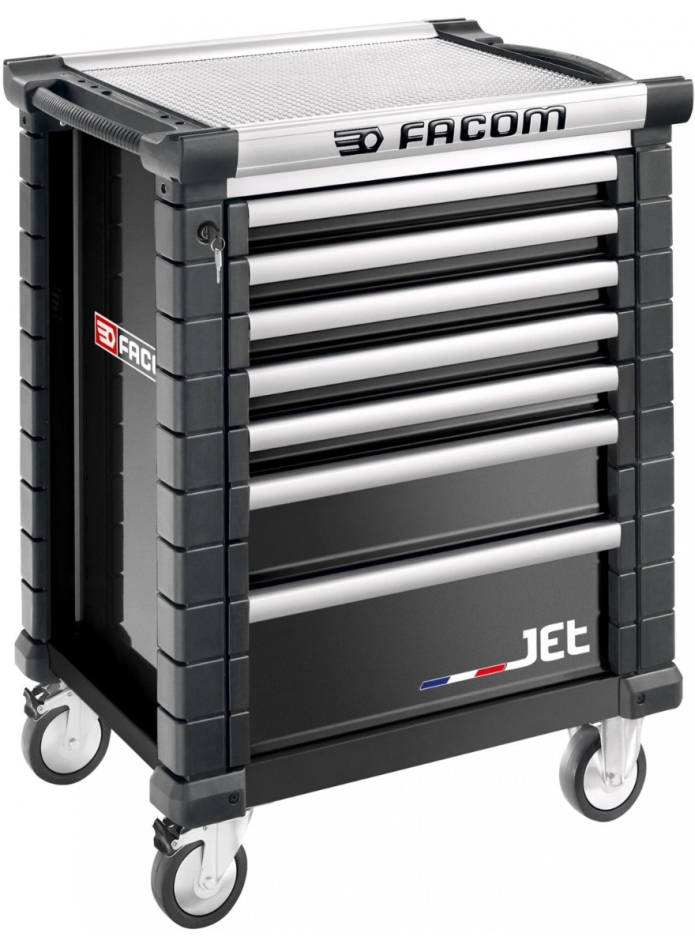 Facom JET.7NM3A Gereedschapswagen 7 laden M3 Zwart