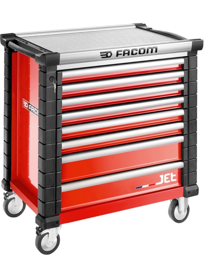 Facom JET.8M4A Gereedschapswagen 8 laden M4 Rood