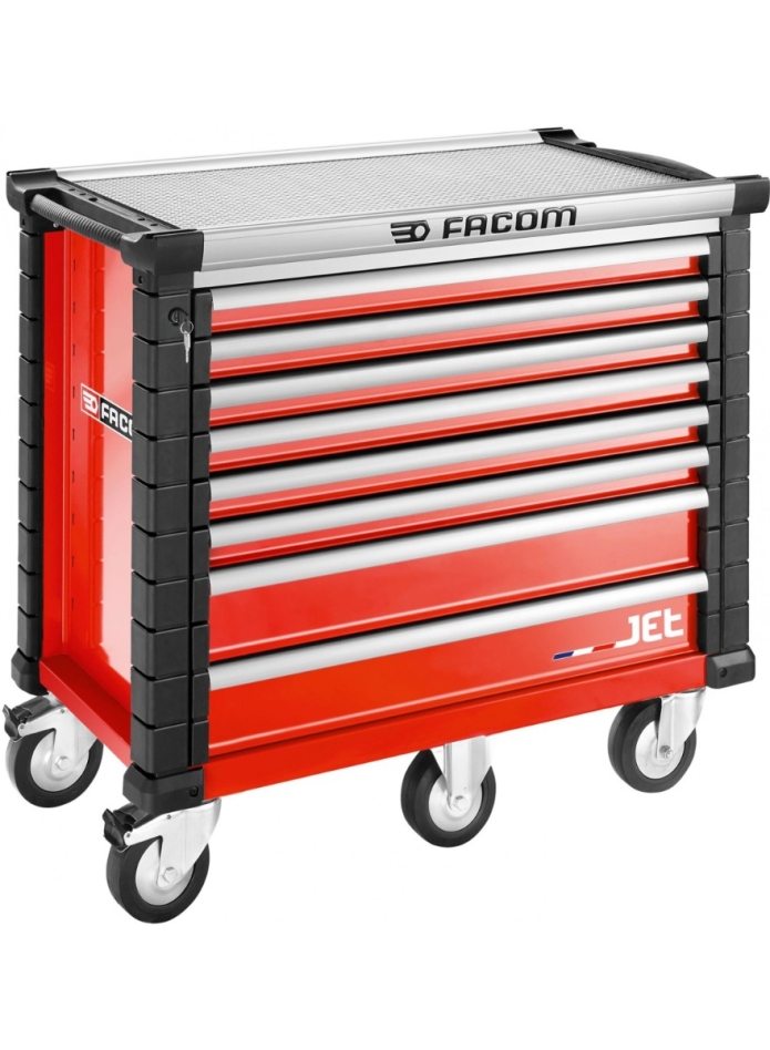 Facom JET.8M5A Gereedschapswagen 8 laden M5 Rood