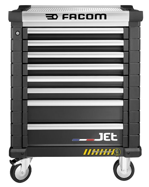 Facom JET.8NM3AS Jet gereedschapswagen 8 laden m3 safety lock zwart