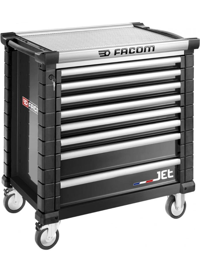 Facom JET.8NM4A Gereedschapswagen 8 laden M4 Zwart