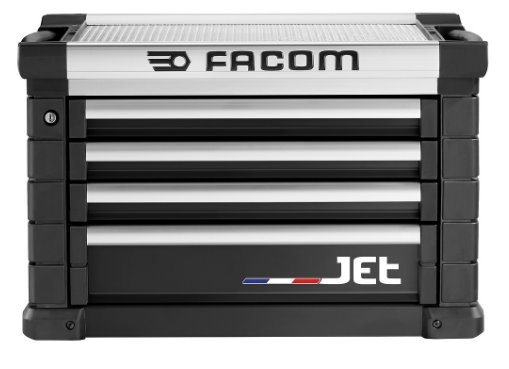 Facom JET.C4NM3A Jet topcase 4 laden m3 zwart
