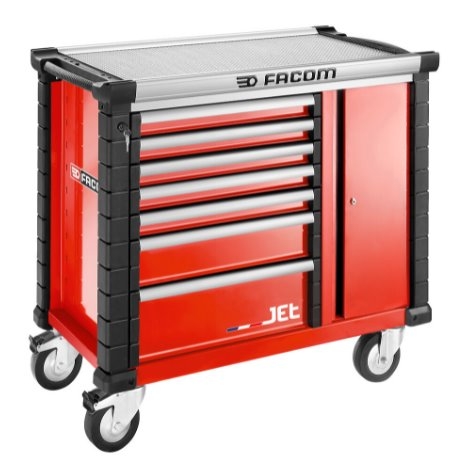 Facom JET.T7M3A Mobiele werkbank 7 laden rood