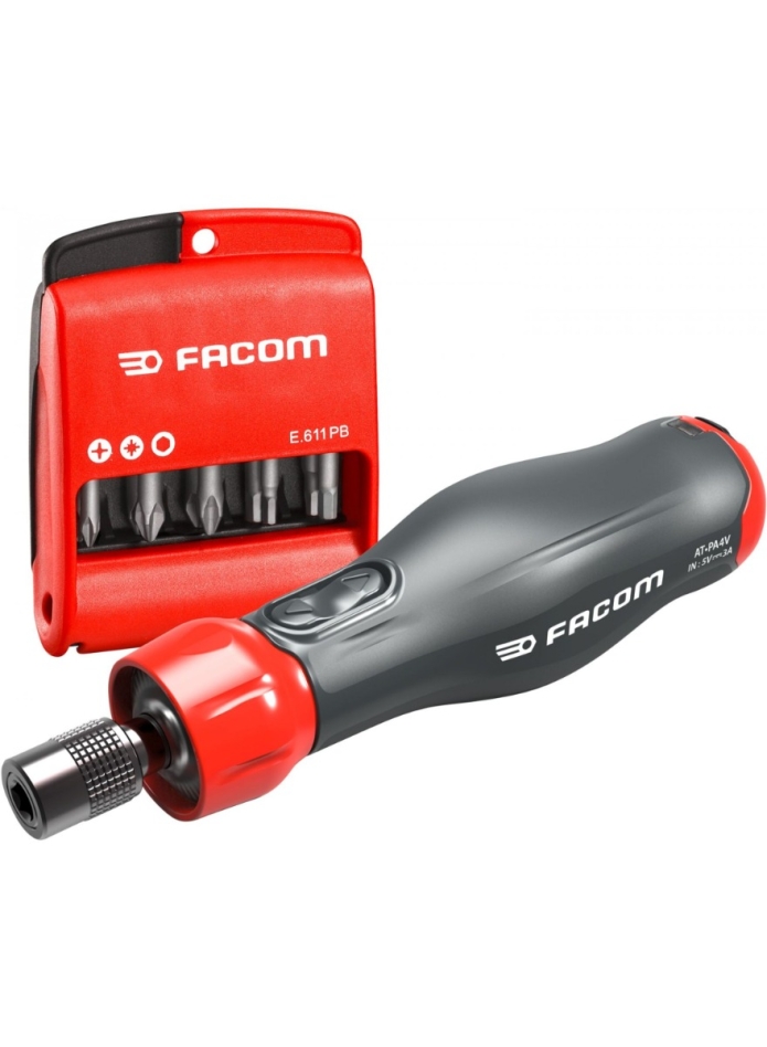 Facom ATPA4V.J12APB Elektrische schroevendraaier 4V Auto Set 12-delig 