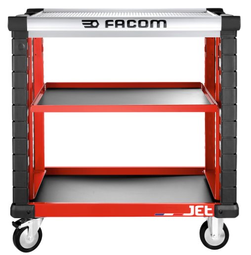Facom JET.UC3SM4A JET Werkplaatswagen 3 planken M4 Rood