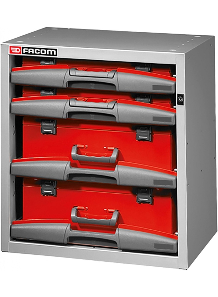 Facom F50000023 Hoge kast met 4 uitneembare boxen 495 mm