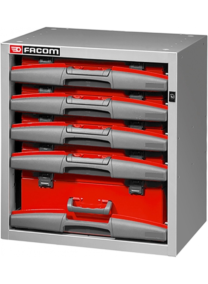 Facom F50000024 Hoge kast met 5 uitneembare boxen 495 mm