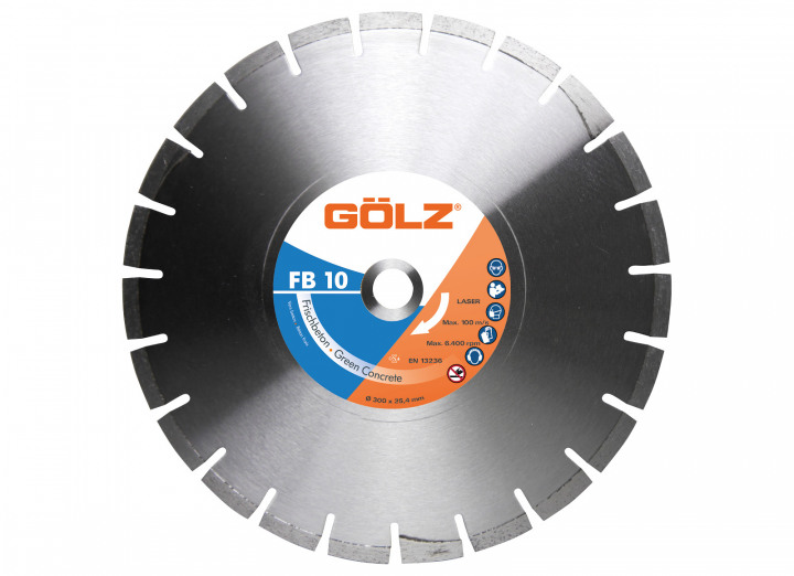 Gölz 04972700351 FB10 Diamantzaagblad Verse Beton 350 x 25.4 mm