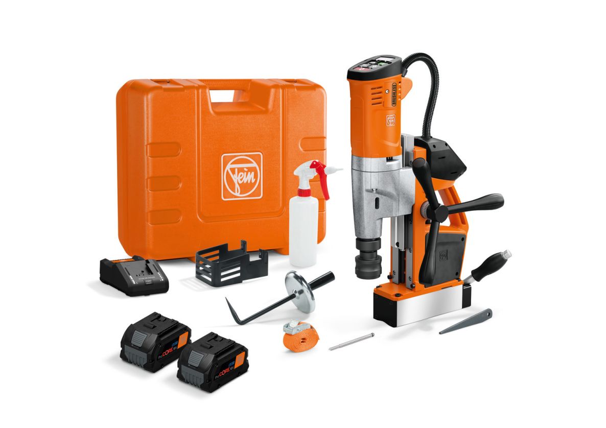 Fein 71700464000 AKBU 35 PMQW AS Magneet accu-kernboormachine 2x 8.0Ah accu en lader in koffer
