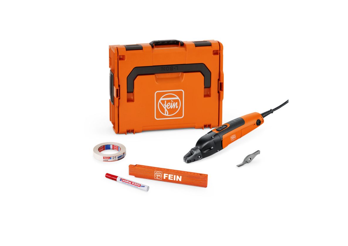 Fein 72303162000 BSS 1.6 E set Doorloopschaarset tot 1,6 mm in L-BOXX koffer