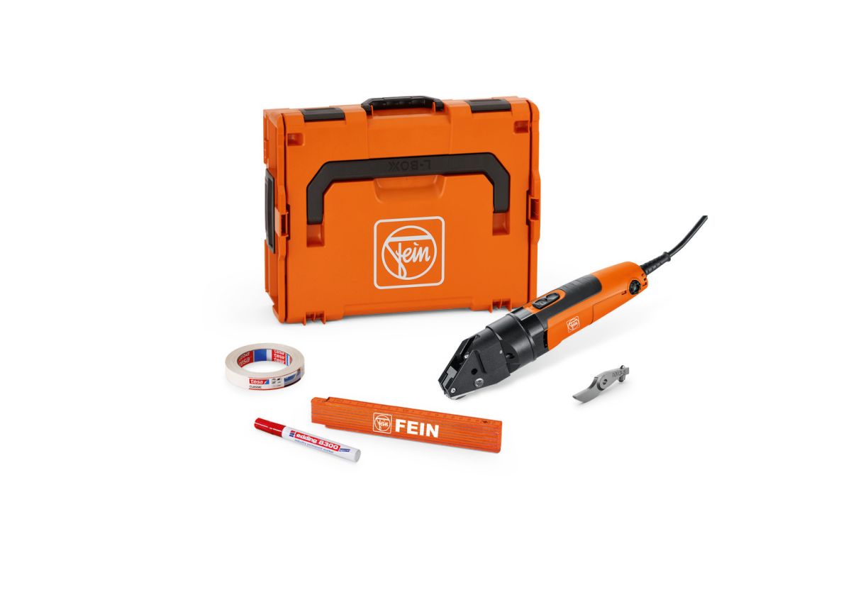 Fein 72303362000 BSS 2.0 E set Doorloopschaarset tot 2 mm in L-BOXX koffer