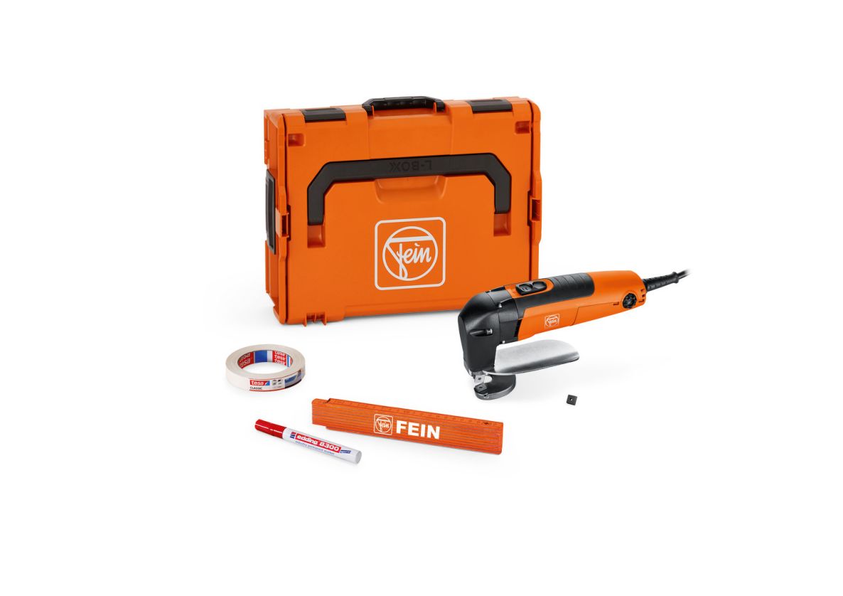 Fein 72303462000 BLS 1.6 E set Plaatschaarset tot 1,6 mm in L-BOXX koffer