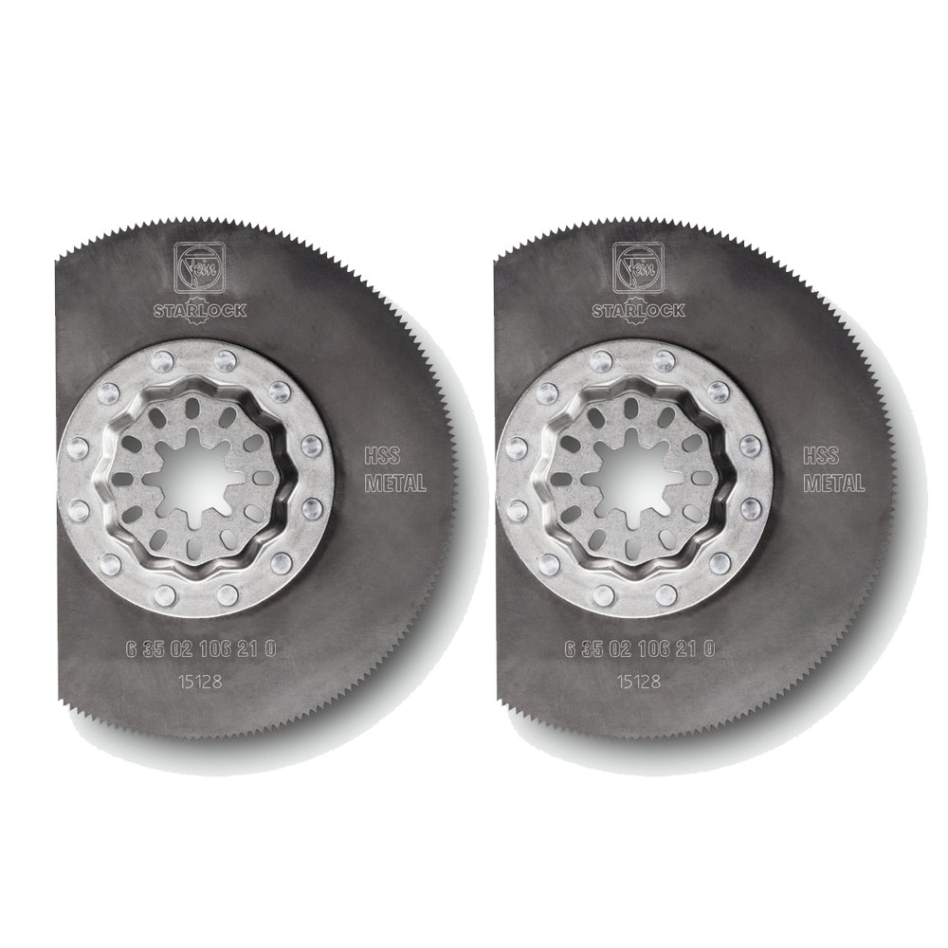 Fein Accessoires 63502106220 Segmentzaagblad HSS 85mm SL voor Fein FMM Multimaster 2 stuks