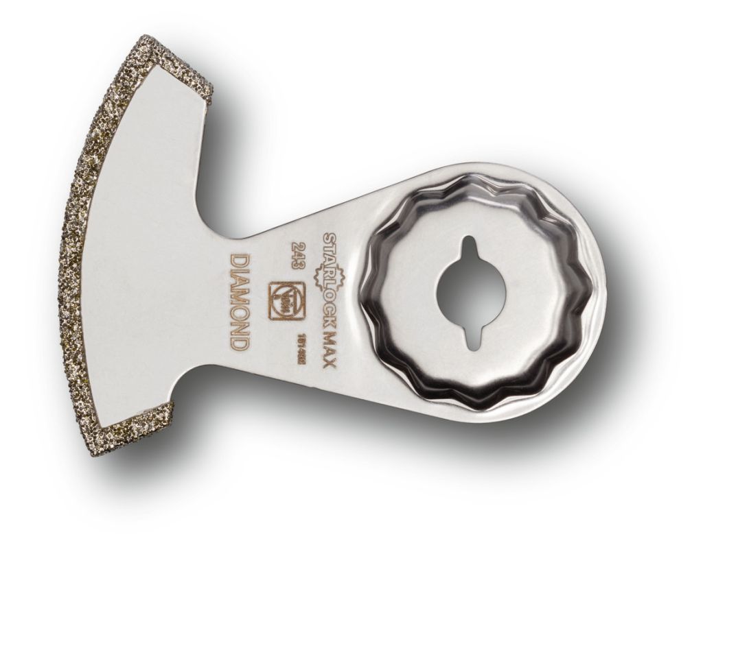 Fein Accessoires 63903243230 Diamantzaagblad marmer-, epoxyhars- en trasvoegen zaagsnede 2,2mm Starlock Max 5ST