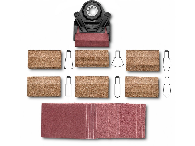Fein Accessoires 63810031010 Profiel-schuurset SLP