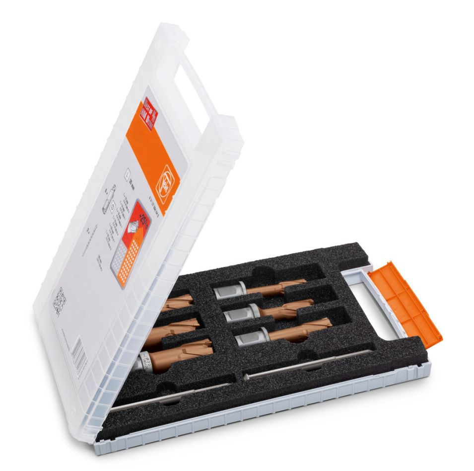 Fein Accessoires 63127838110 Best of Set HM Ultra Speed 35 Borenset 3/4 in Weldon 8-delig