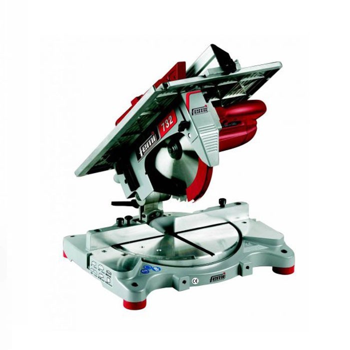 Femi 8420023 732 Afkortzaag/verstekzaagmachine met boventafel 1550 Watt 230 Volt