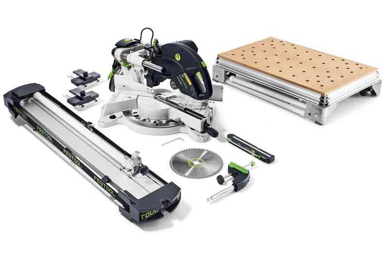 Festool 576663 KS120REB-Set-MFT afkort-trekzaag + 5 jaar dealer garantie!