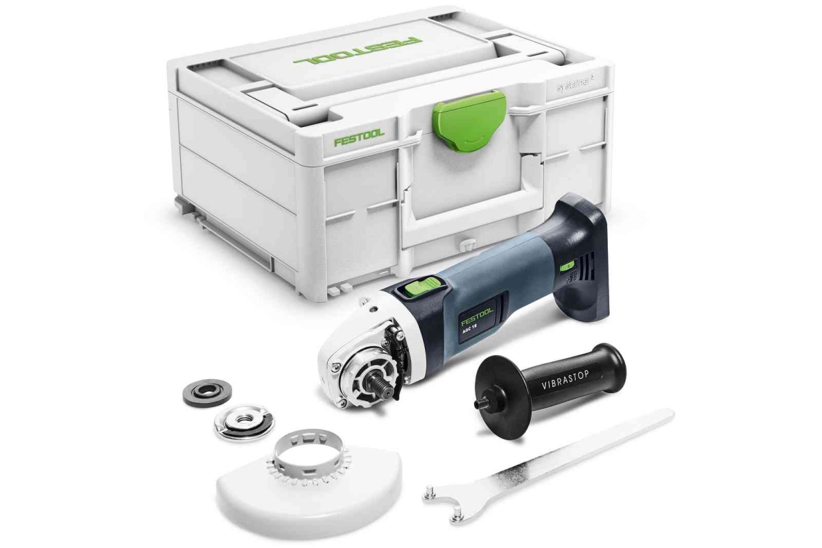 Festool 576825 AGC 18-125 Li EB-Basic Accu Haakse Slijper 18V excl. accu's en lader