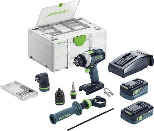 Festool 577621 TPC 18/4 5,0/4,0 I-Set QUADRIVE Accu-klopboormachine