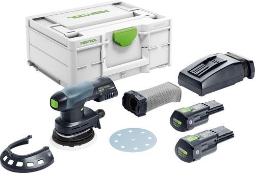 Festool 577694 ETSC 125 3,0 I-Plus Accu Excenterschuurmachine 18V 3,0Ah Li-ion