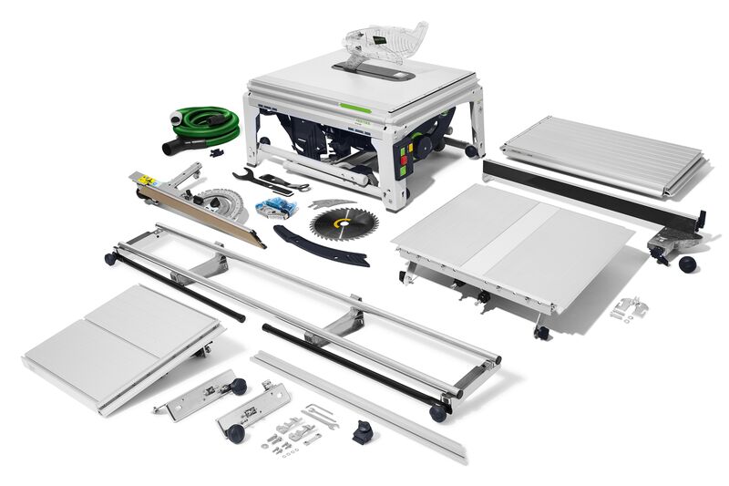 Festool 578108 TKS 80 EBS ST 840-Set tafelcirkelzaag 254mm met SawStop beveiliging