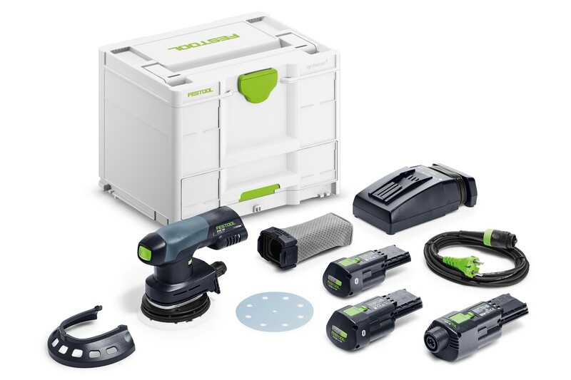 Festool 578142 ETSC 125 Li 3,0 I-Set Accu-Excenterschuurmachine