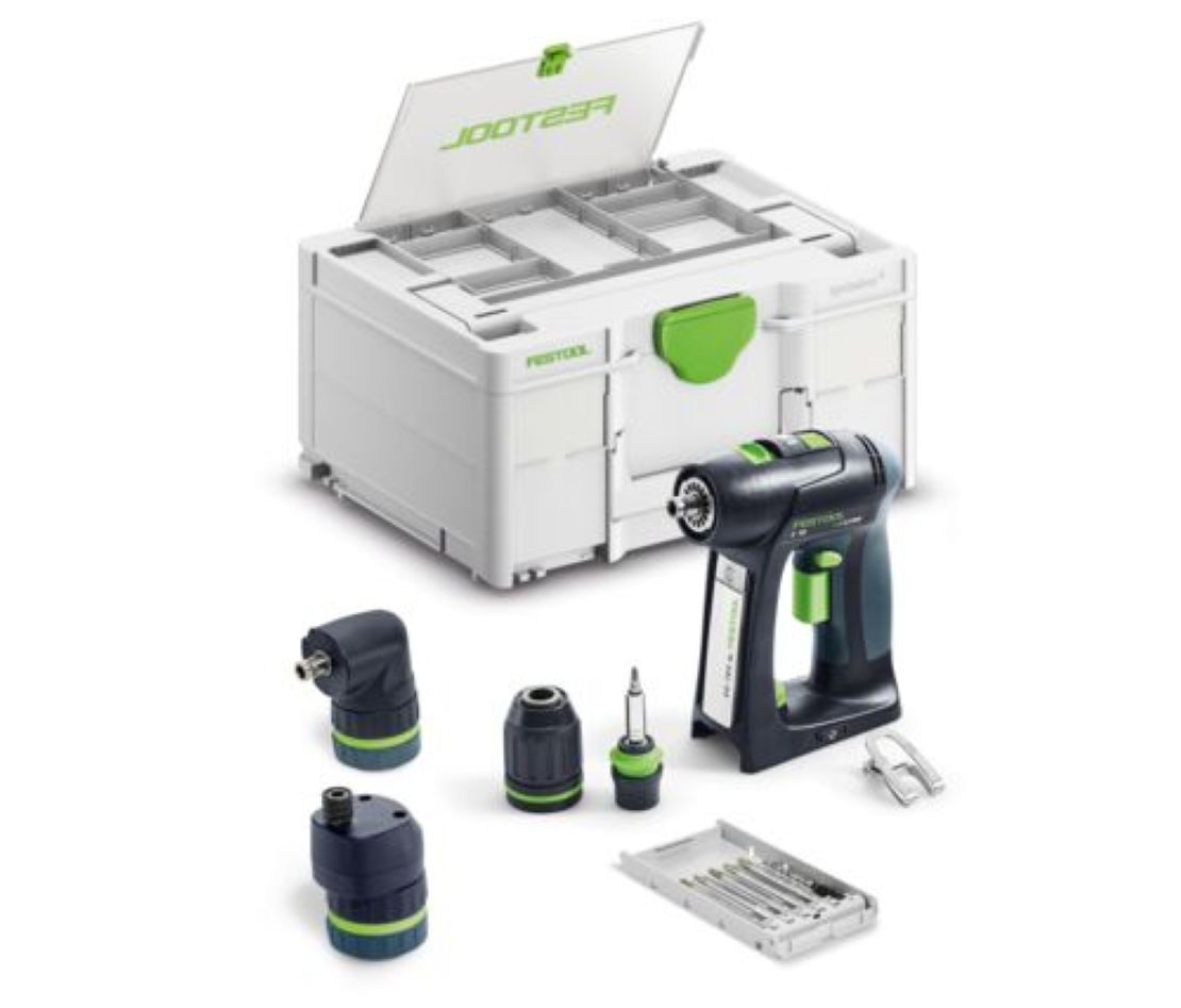 Festool 578831 C 18 Basic-Set Accu-schroefboormachine excl. accu en lader in koffer