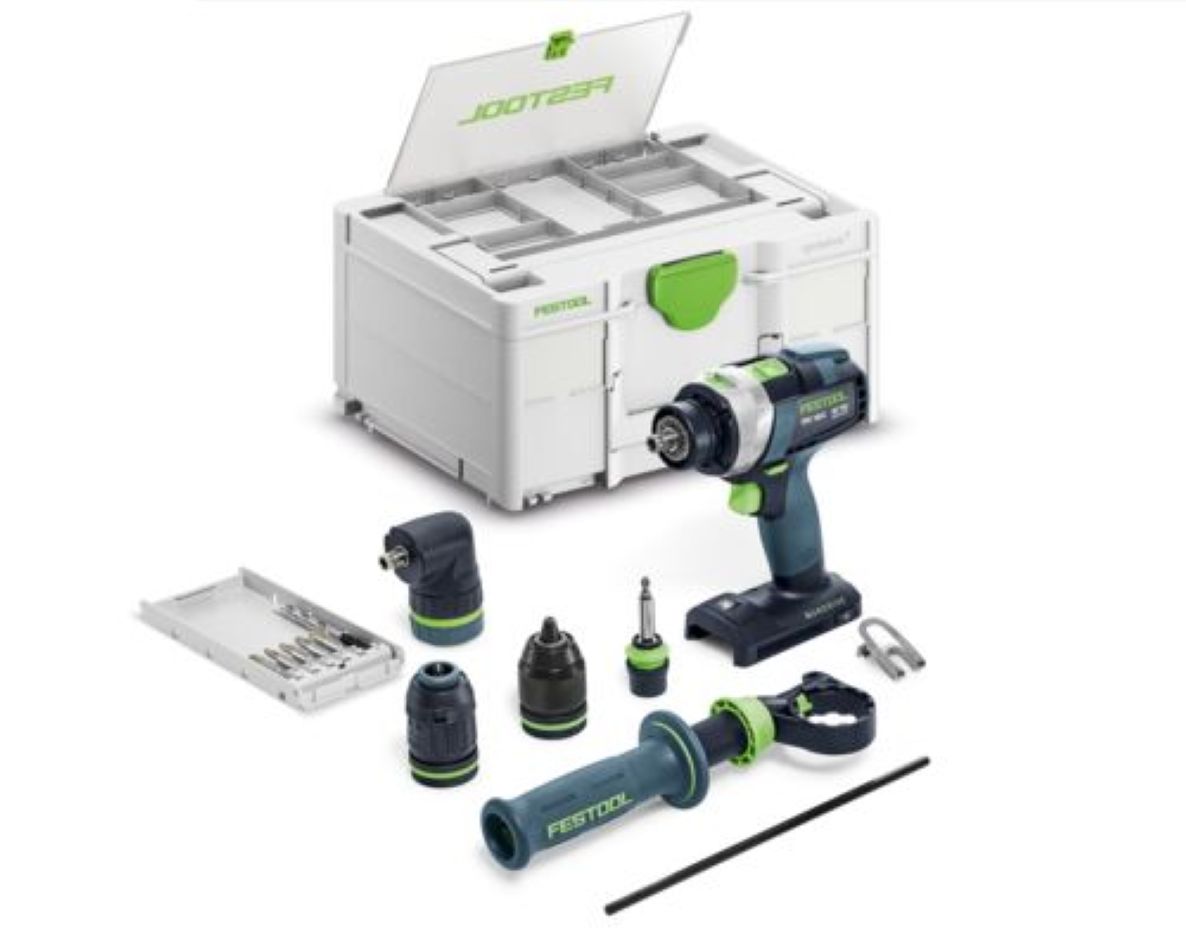Festool 578832 TPC 18/4 Basic-Set/XL Accu-klopboormachines excl. accu en lader in koffer