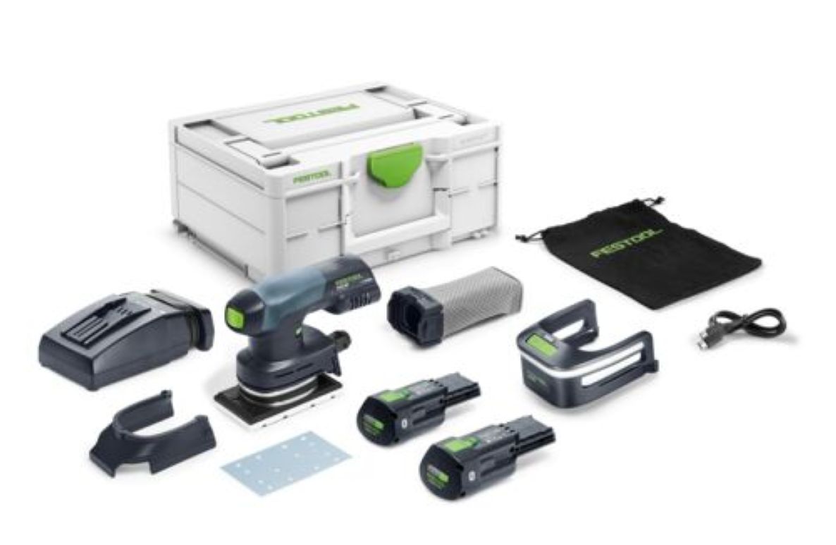 Festool 578931 RTSC 400 3,0 I-Plus Accu-vlakschuurmachine 1x 18V 3.0Ah accu en snellader in koffer