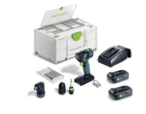 Festool 579350 TXS 18 TBX4,0 I-Set Accu Schroefboormachine 2x 18V 4.0Ah accu en snellader in Systainer