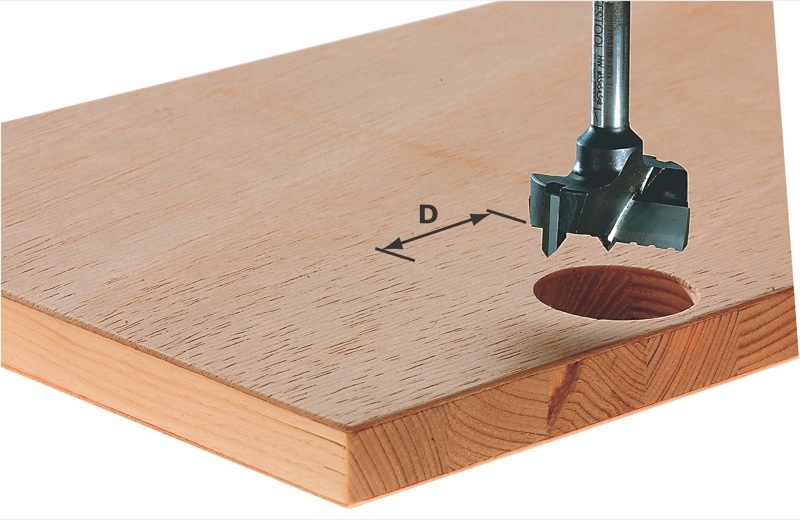 Festool Accessoires 491077 Beslagboor HW schacht 8 mm HW S8 D35