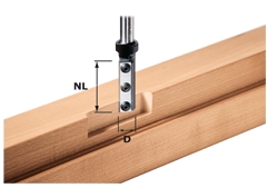 Festool Accessoires 497454 Keermes groeffrees HW S12 D16/50 WP