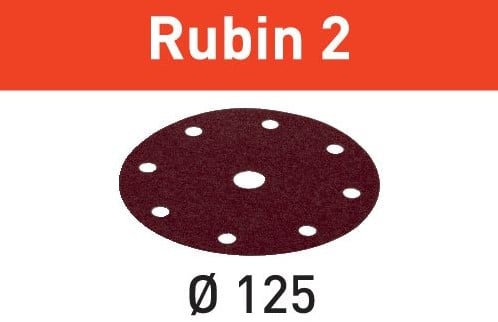 Festool Accessoires 499100 Schuurschijven Rubin 2 STF D125/90 P220 RU/50