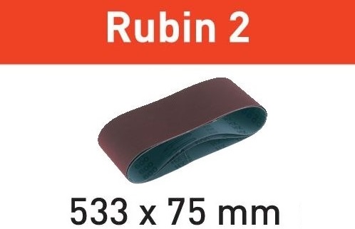 Festool Accessoires 499155 Schuurband Rubin 2 BS75/533x75-P40 RU/10