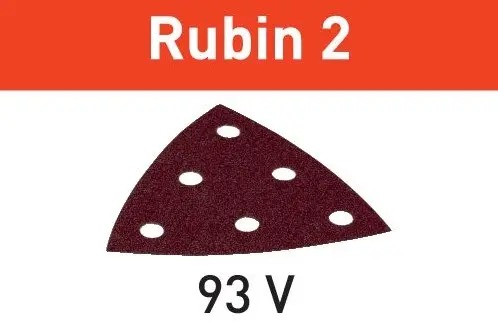 Festool Accessoires 499162 Rubin 2 Schuurbladen STF V93/6 P60 RU2/50